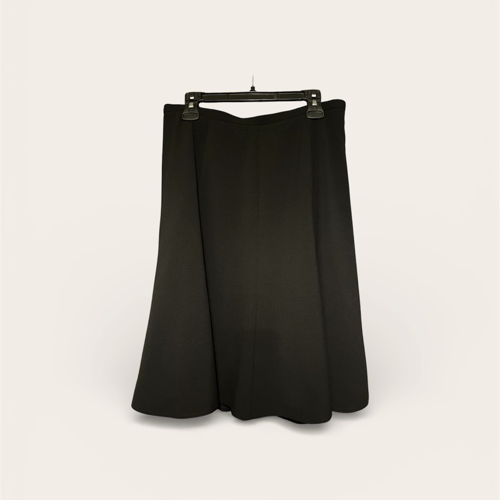 Elegant Black A-Line Skirt